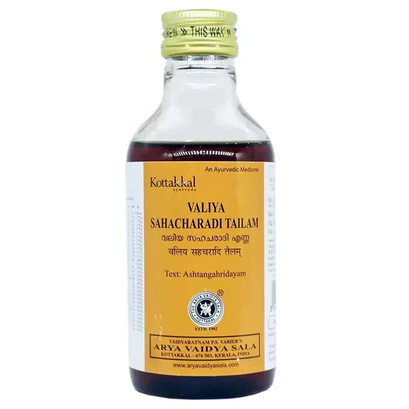 Kottakkal Arya Vaidyasala Valiya Sahacharadi Tailam, 200 ml-1.webp